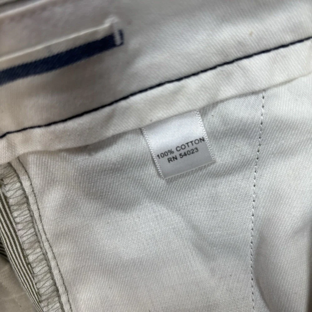 Banana‎ Republic Flat Front Mens Pinstriped 32  #1015